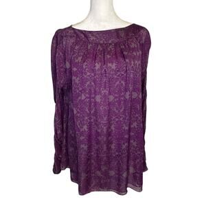 Nanette Lepore Purple Blouse